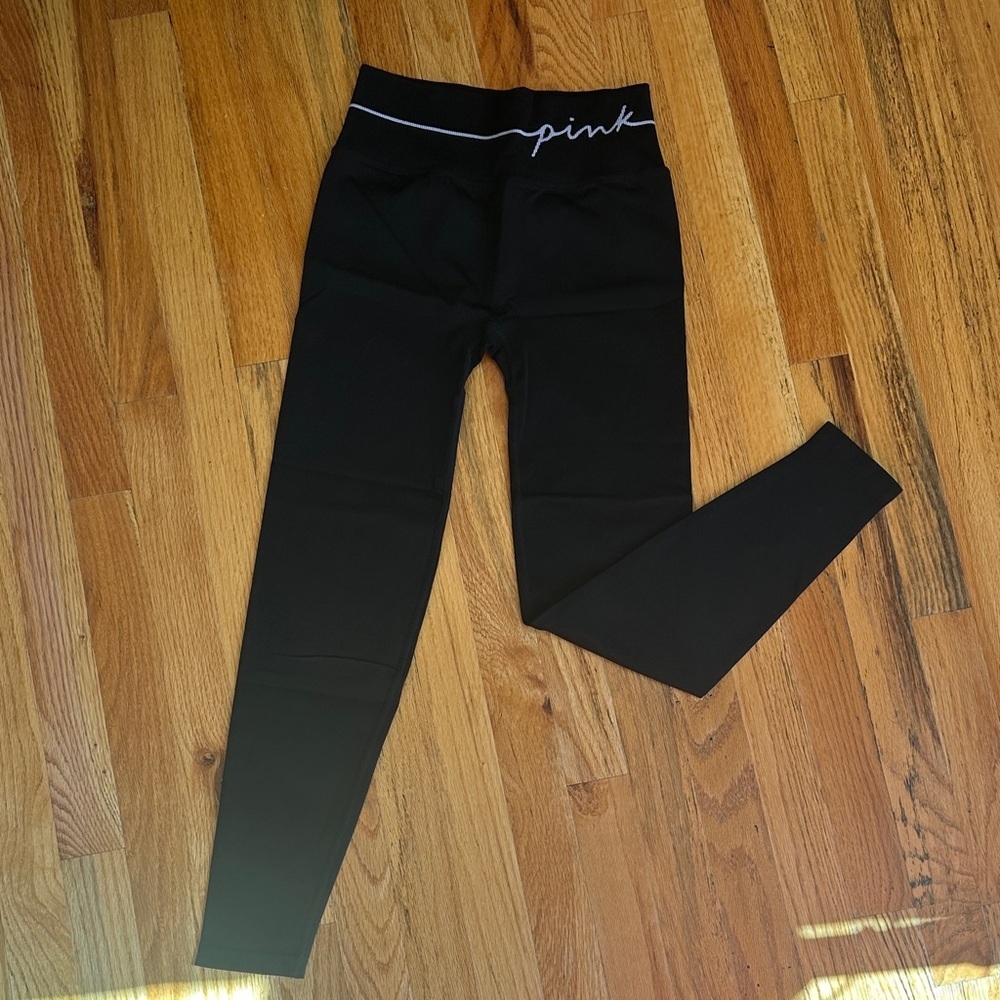 PINK Victoria's Secret Black Leggings